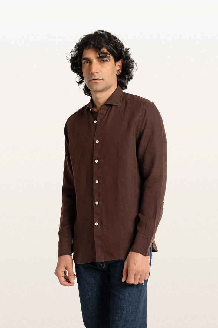 Sloane Espresso Men's Slim Fit Shirt