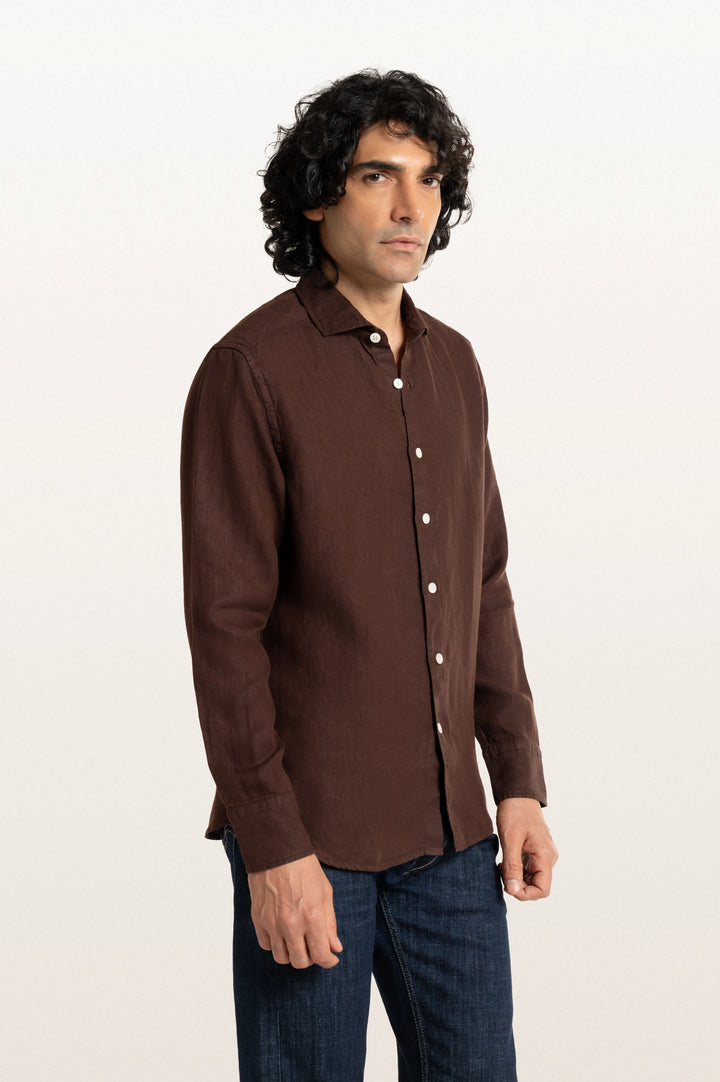 Sloane Espresso Men's Slim Fit Shirt