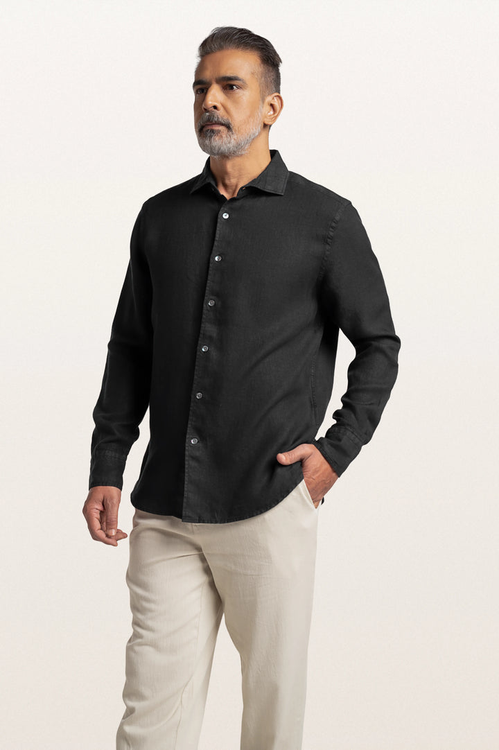 Sloane Black Men's Slim Fit Shirt