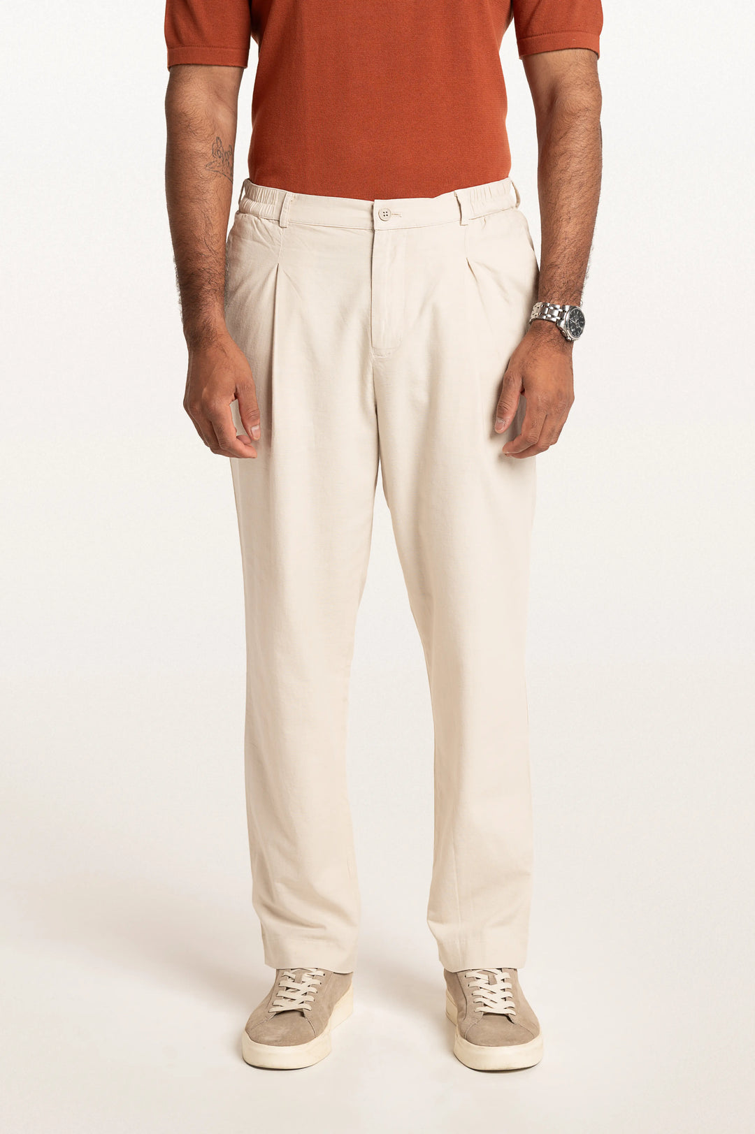 Rune Light Beige Men's Smart Fit Pant