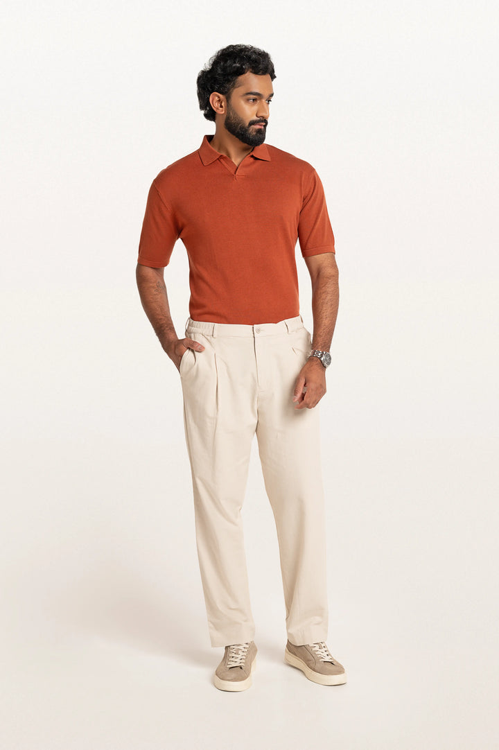 Rune Light Beige Men's Smart Fit Pant
