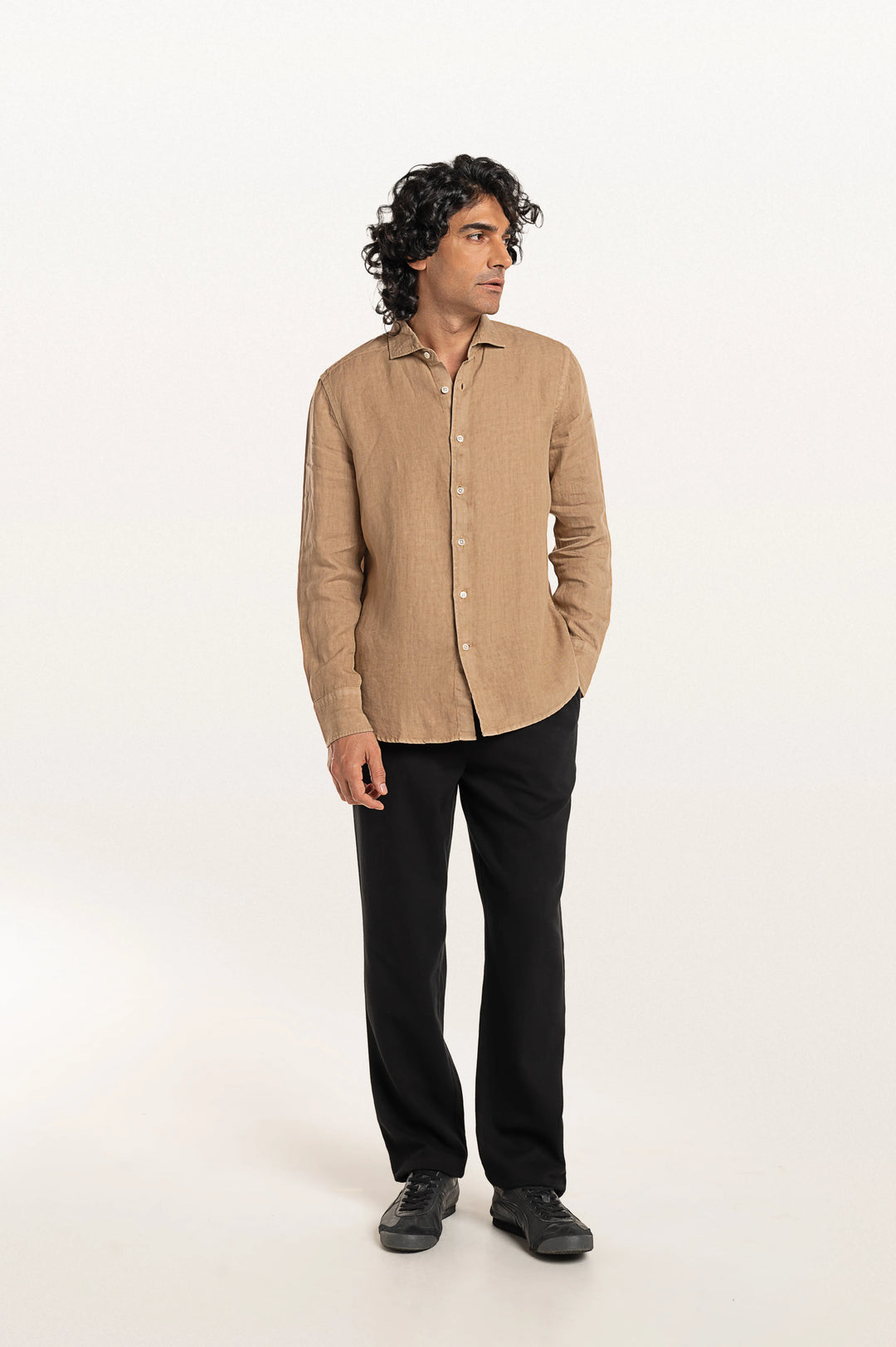 Sloane Sand Dune Men's Slim Fit Shirt