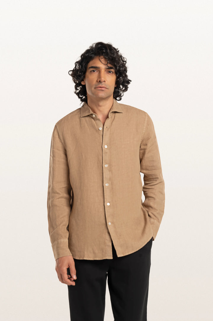 Sloane Sand Dune Men's Slim Fit Shirt