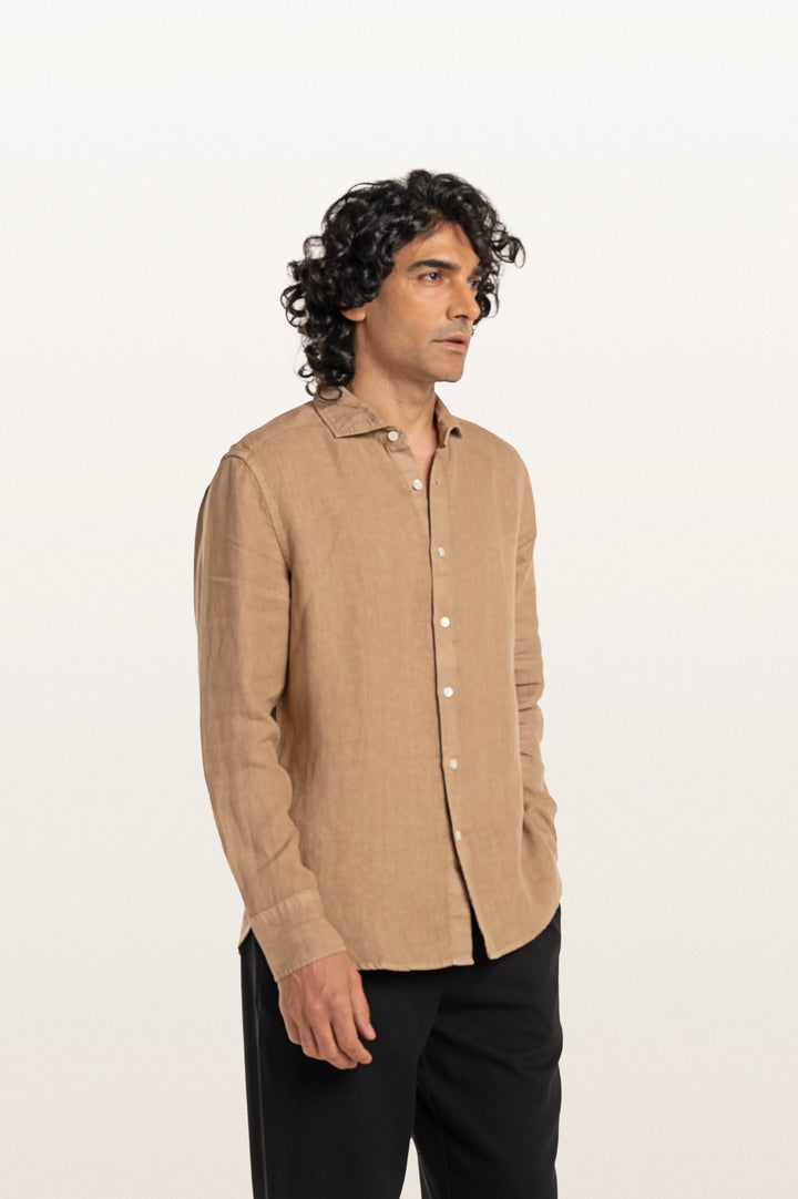 Sloane Sand Dune Men's Slim Fit Shirt