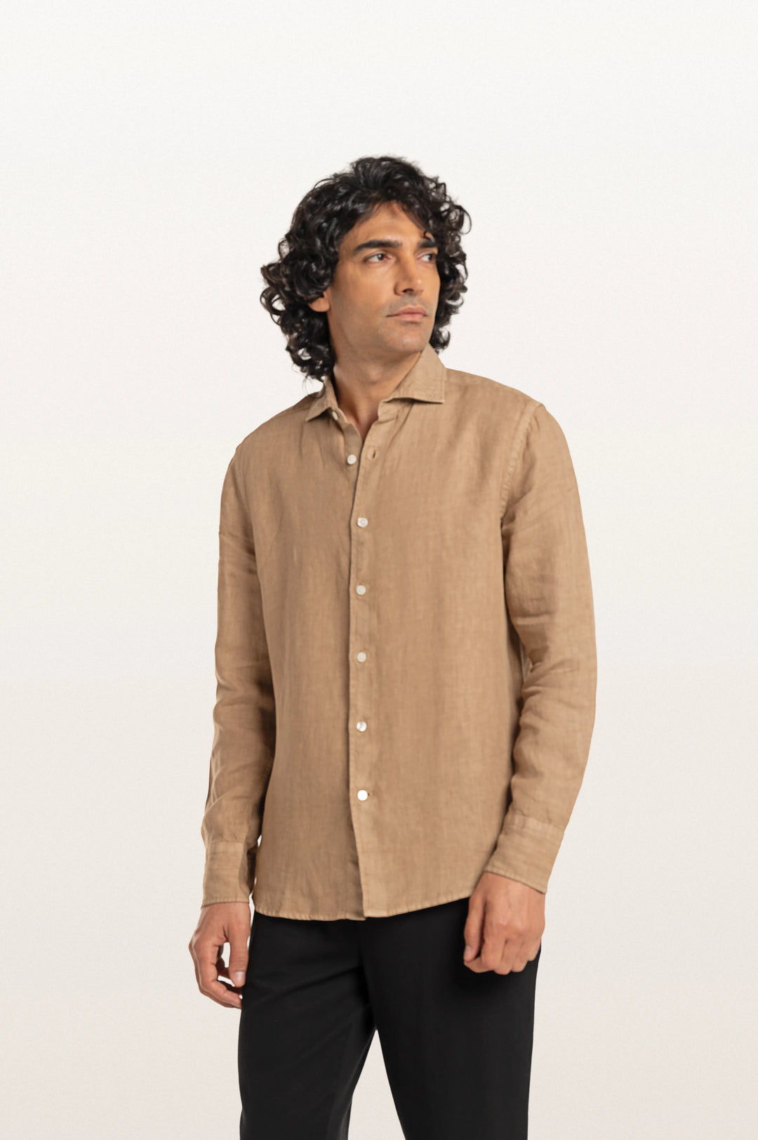 Sloane Sand Dune Men's Slim Fit Shirt