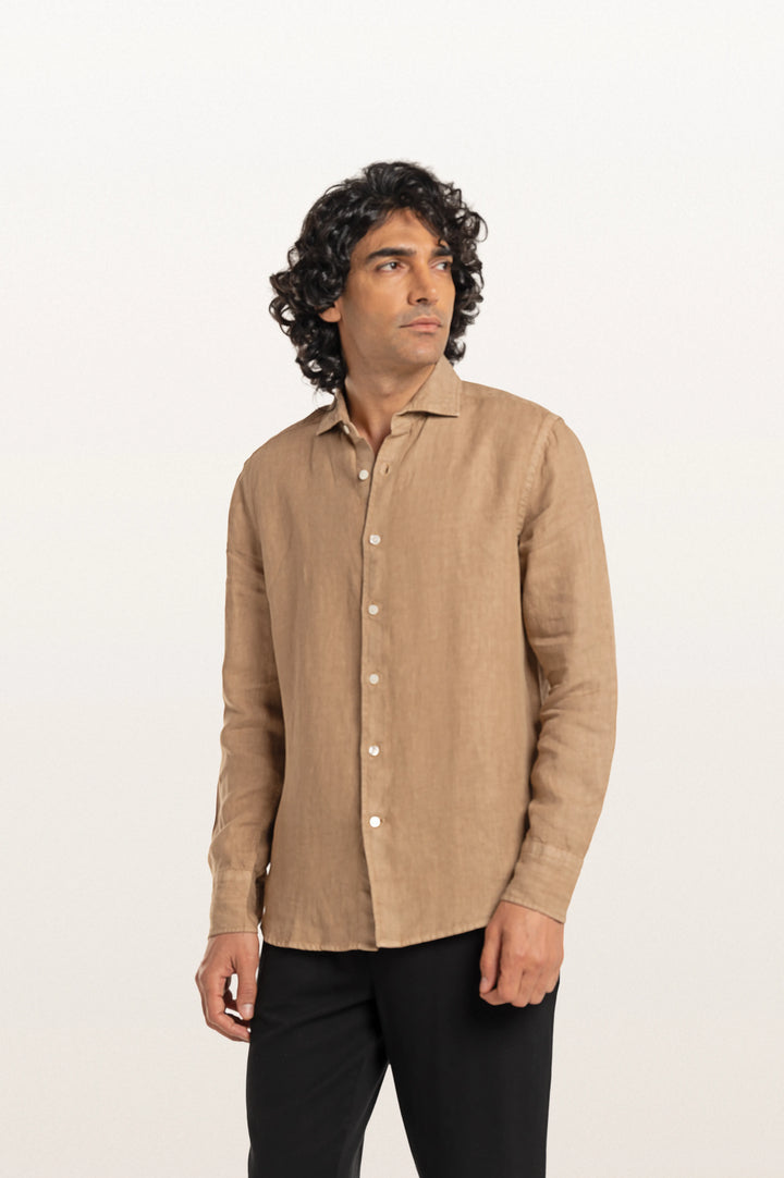 Sloane Sand Dune Men's Slim Fit Shirt
