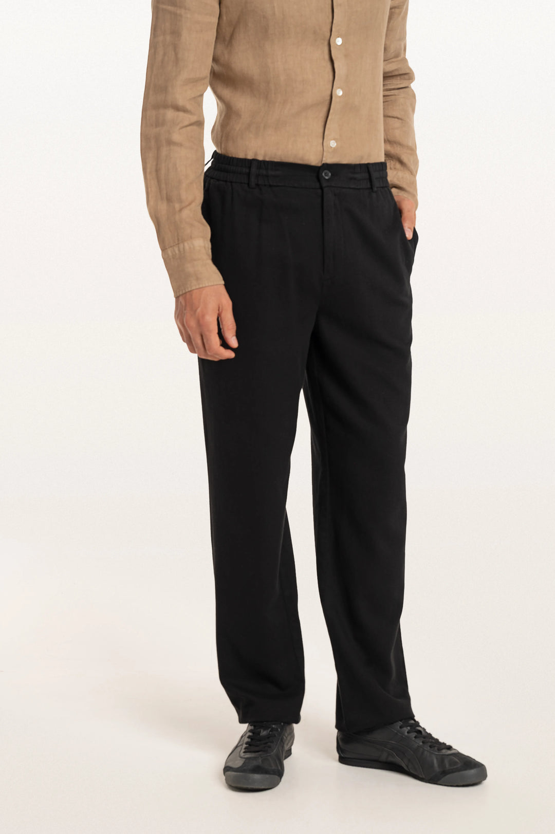 Vito Black Men's Smart Fit Pant