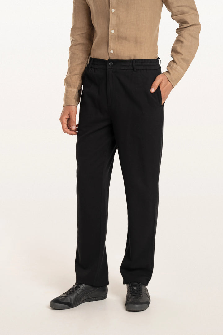 Vito Black Men's Smart Fit Pant