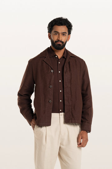 Coren Espresso Men's Smart Fit Jacket