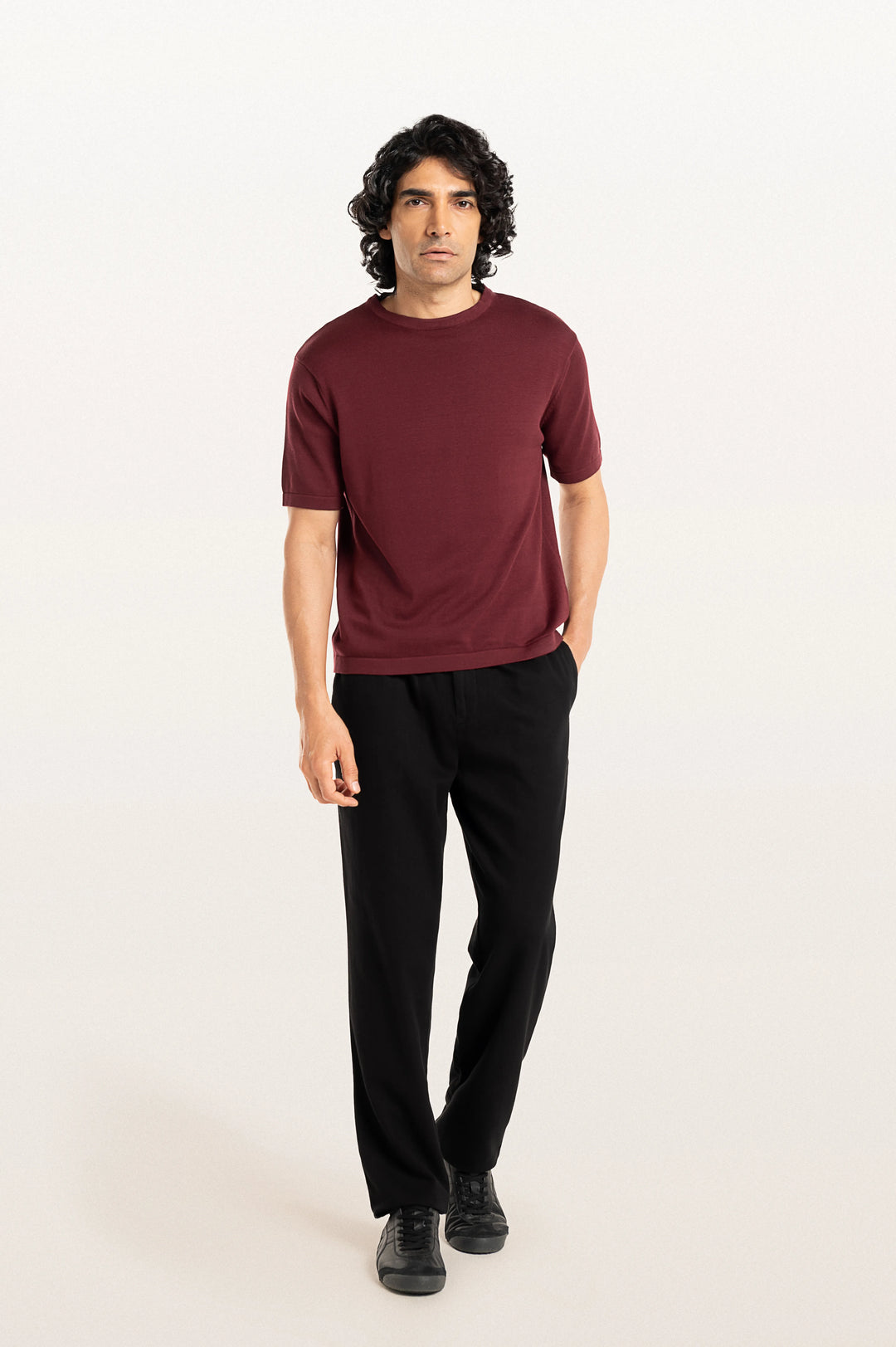 Tian Red Wine Men's Smart Fit T-Shirt