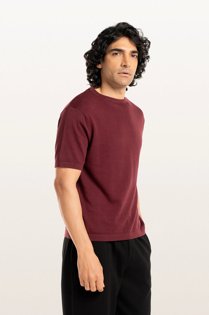 Tian Red Wine Men's Smart Fit T-Shirt
