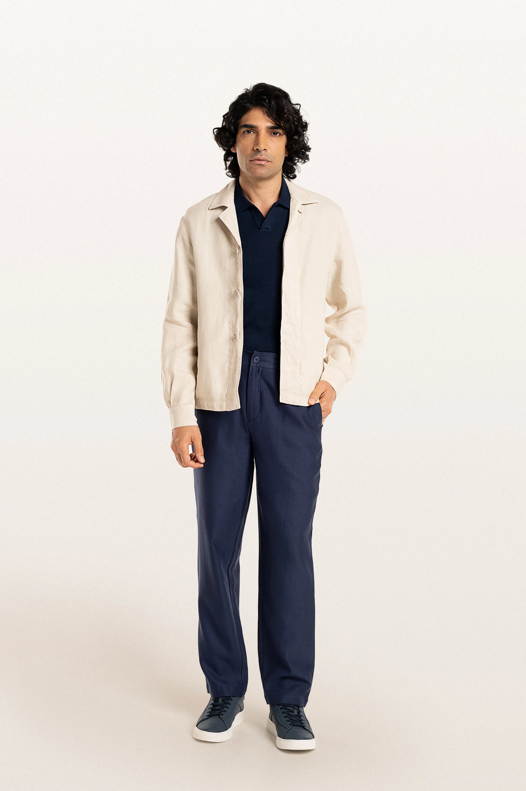 Coren Light Beige Men's Smart Fit Jacket
