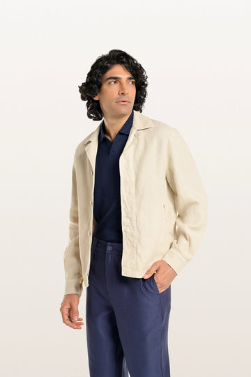 Coren Light Beige Men's Smart Fit Jacket