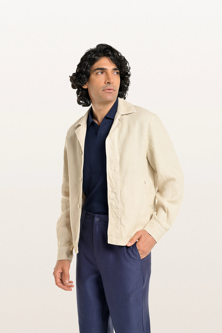 Coren Light Beige Men's Smart Fit Jacket