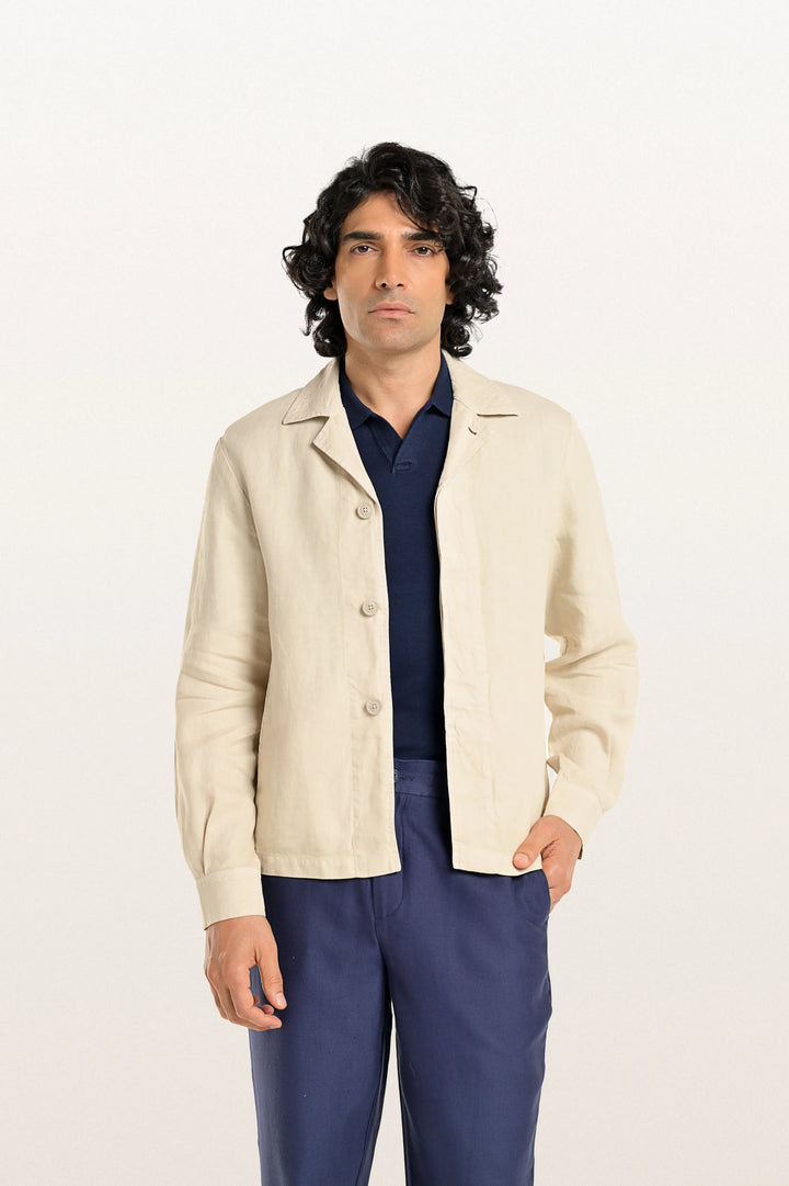Coren Light Beige Men's Smart Fit Jacket