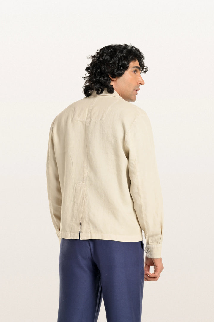Coren Light Beige Men's Smart Fit Jacket