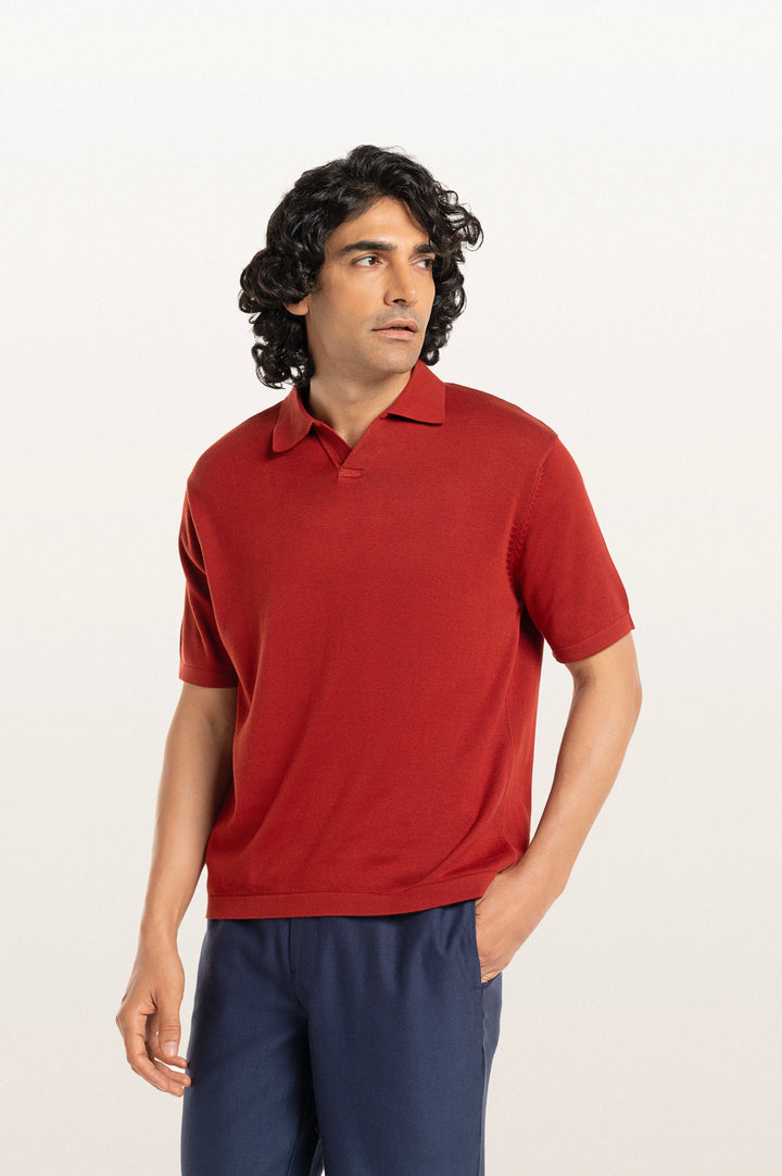 Luma Brick Men's Smart Fit Polo Tee