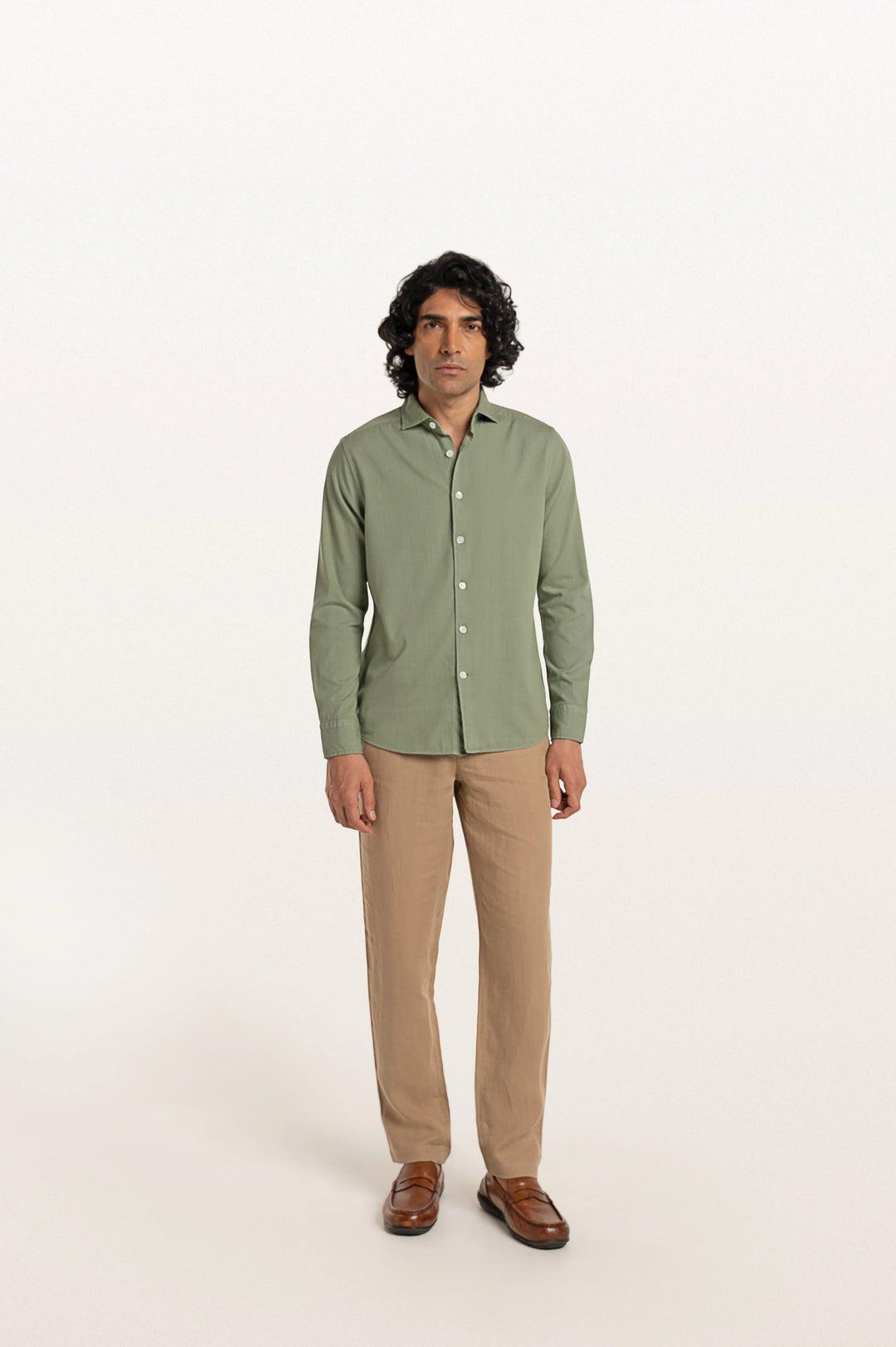 Sloane Matcha Men's Slim Fit Shirt