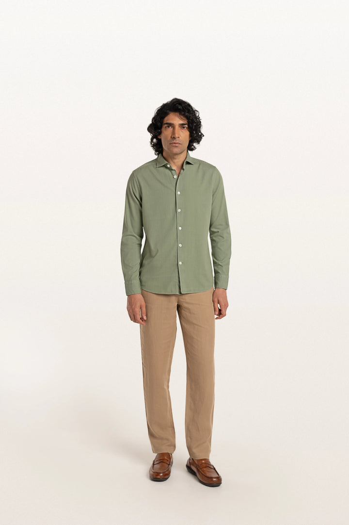 Sloane Matcha Men's Slim Fit Shirt