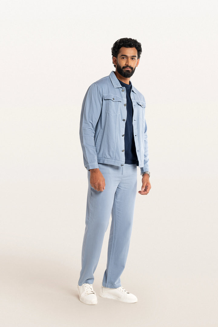 Diego Khadi Stormy Blue Men's Cotton Shirt