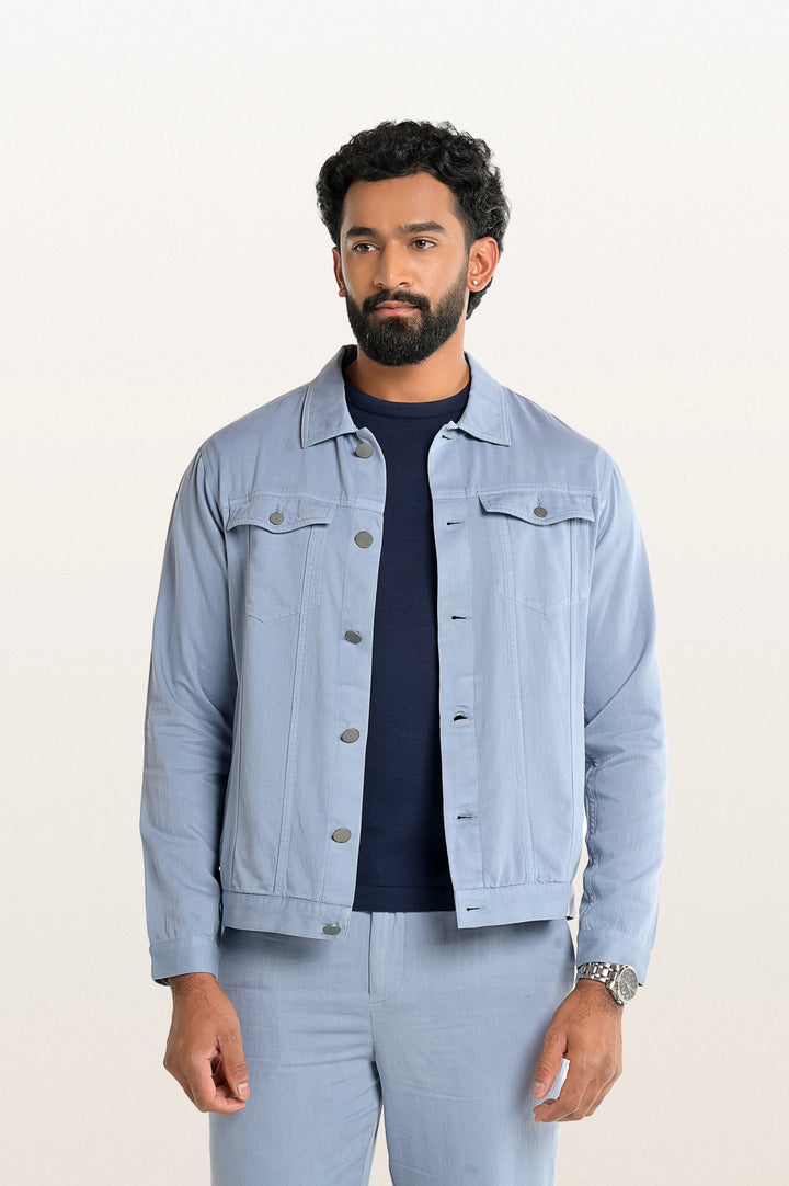 Diego Khadi Stormy Blue Men's Cotton Shirt