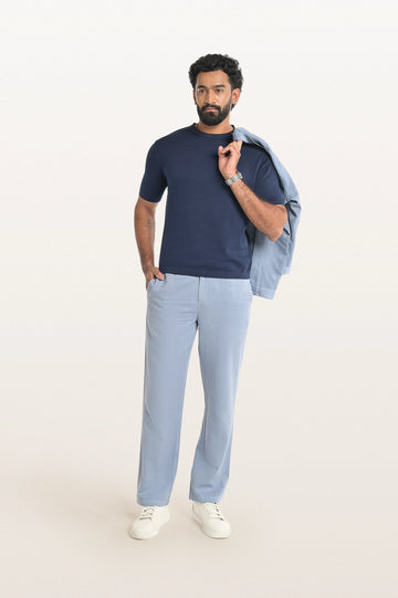 Vito Stormy Blue Men's Smart Fit Pant