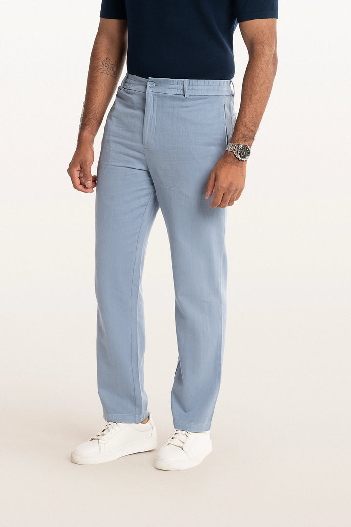 Vito Stormy Blue Men's Smart Fit Pant