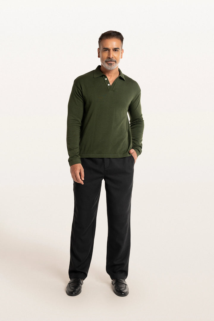 Ilan Bottle Green Men's Smart Fit T-Shirt