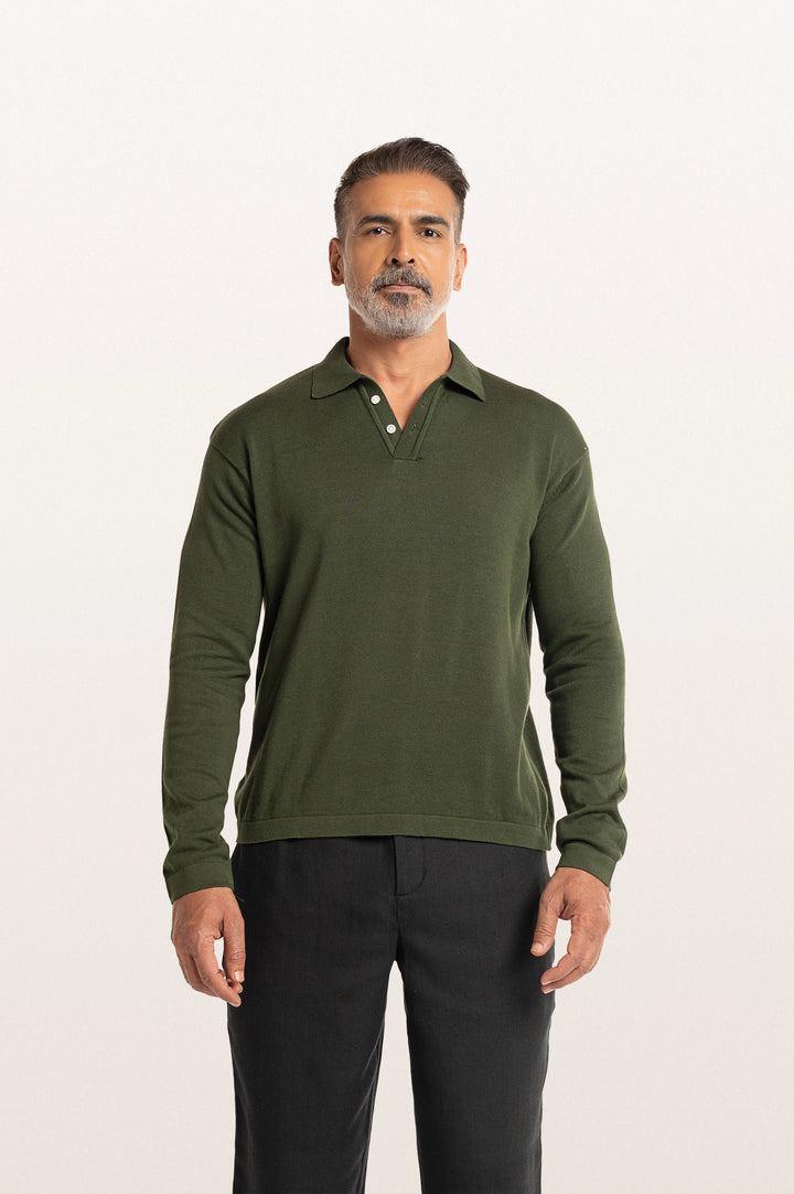 Ilan Bottle Green Men's Smart Fit T-Shirt