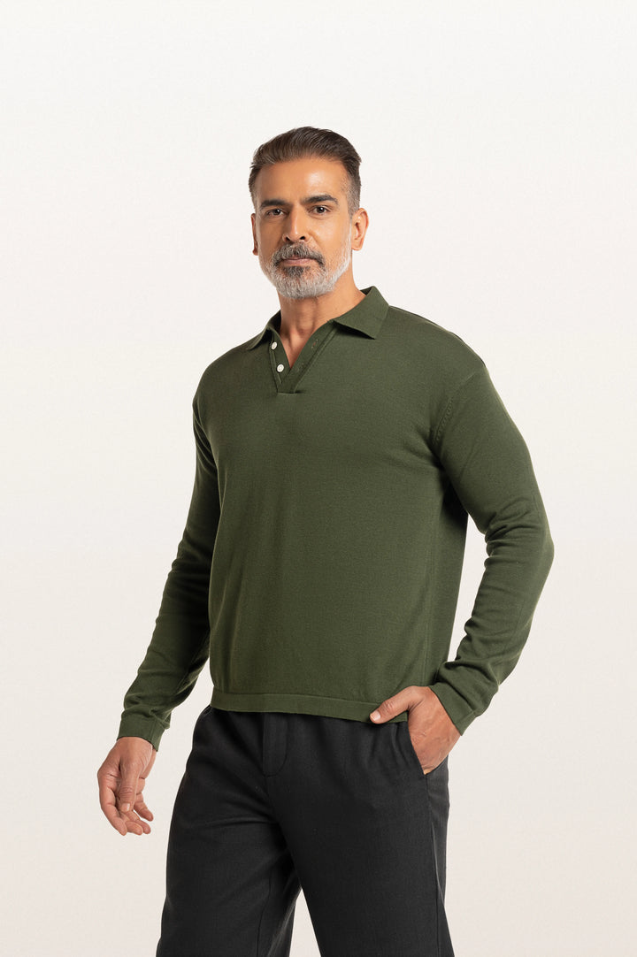 Ilan Bottle Green Men's Smart Fit T-Shirt
