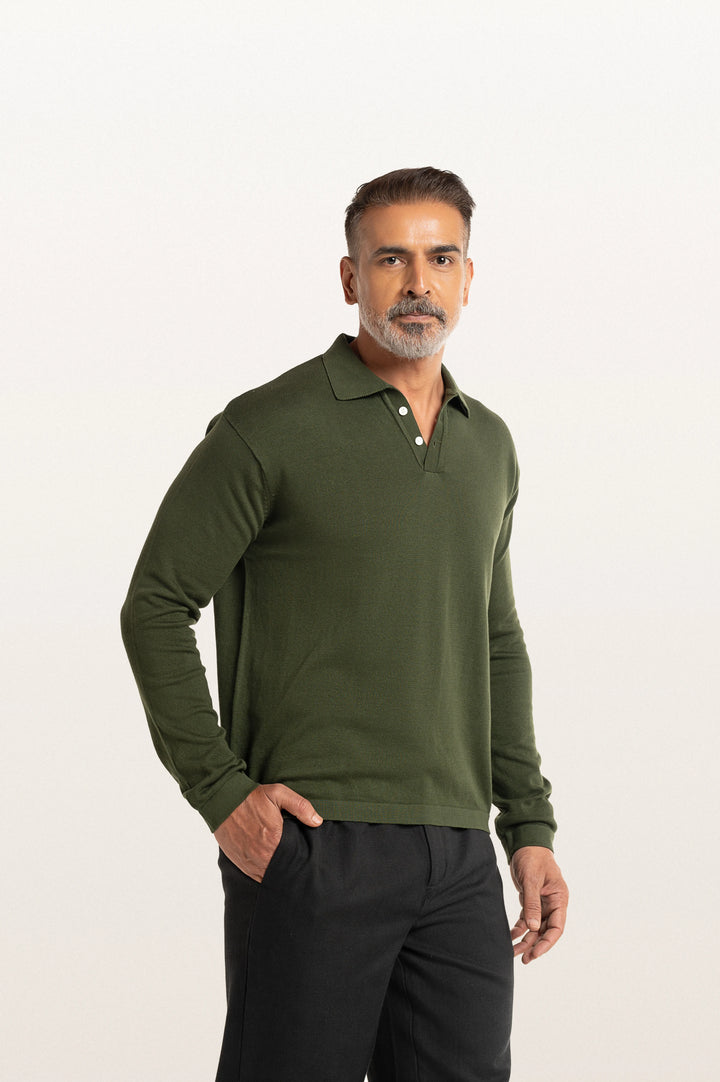 Ilan Bottle Green Men's Smart Fit T-Shirt