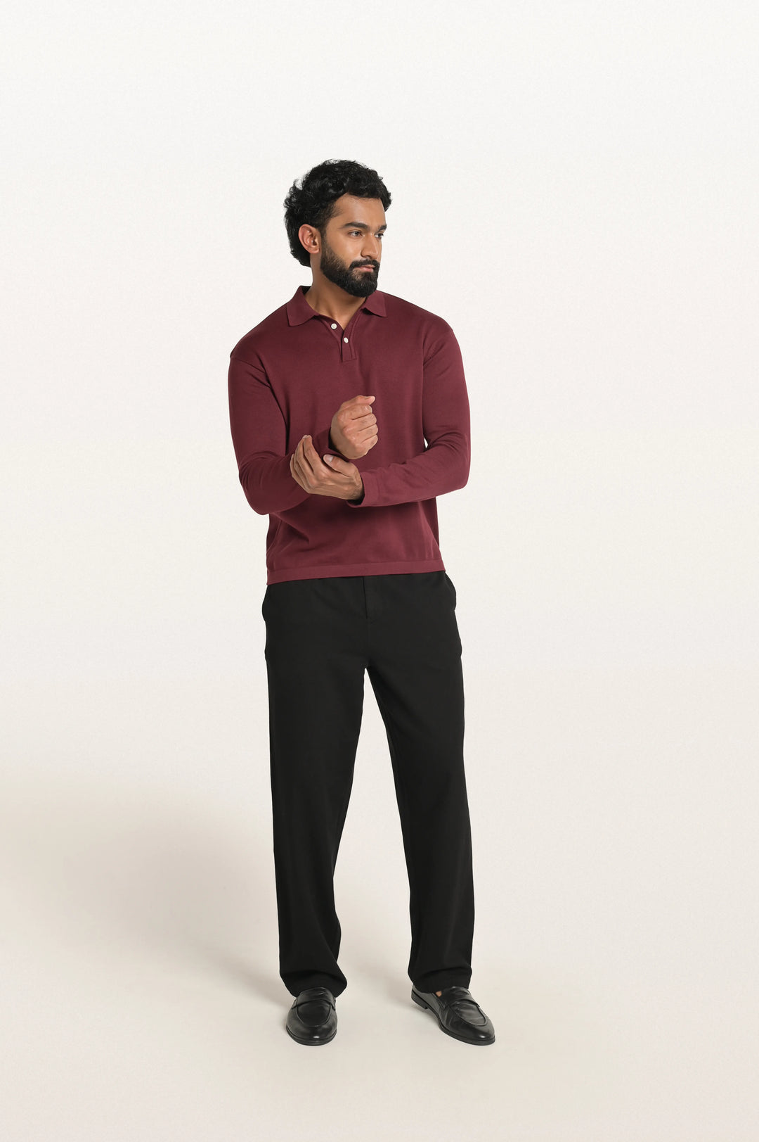 Ilan Red Wine Men's Smart Fit T-Shirt