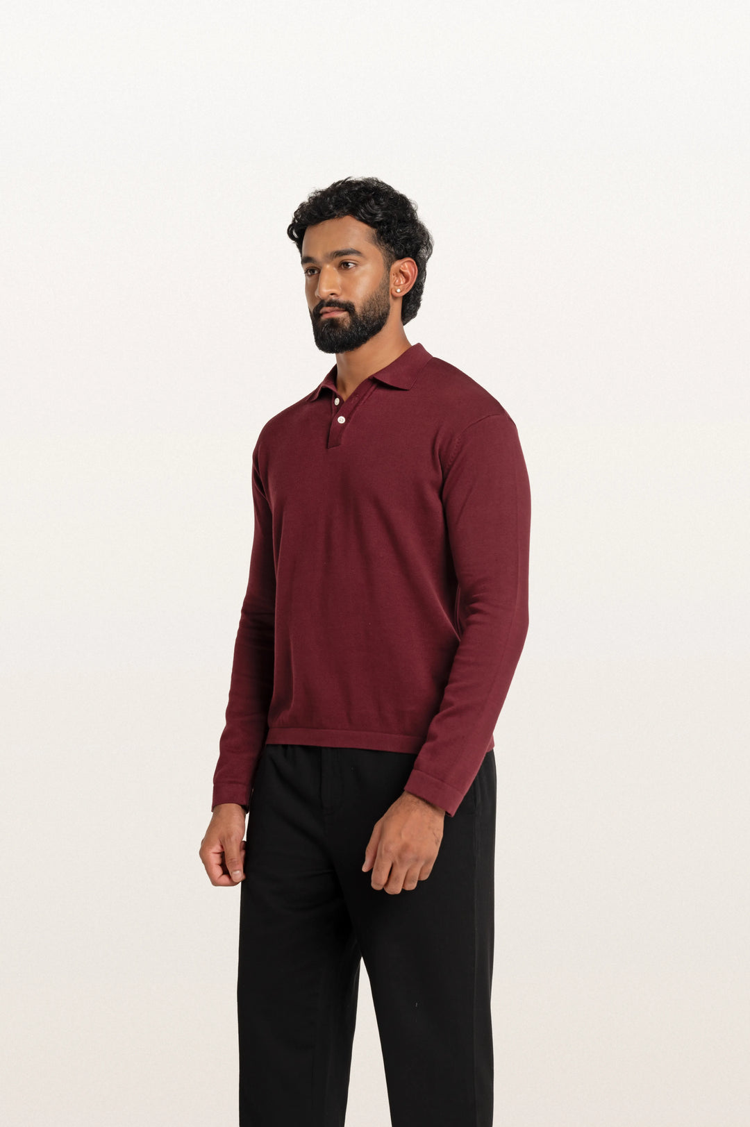 Ilan Red Wine Men's Smart Fit T-Shirt
