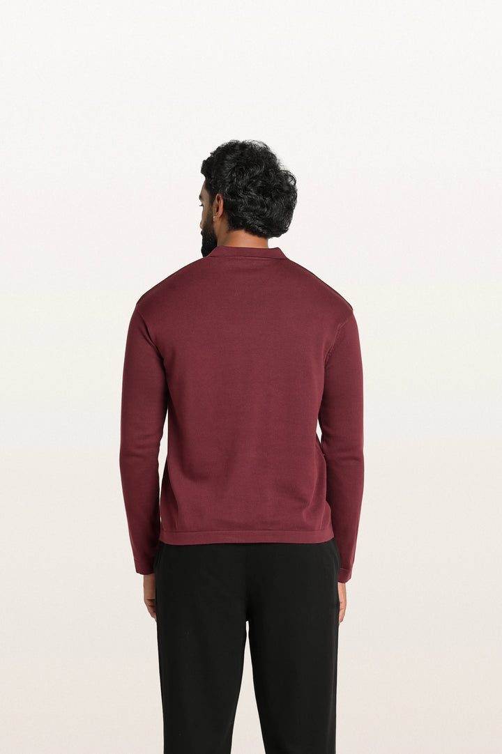Ilan Red Wine Men's Smart Fit T-Shirt