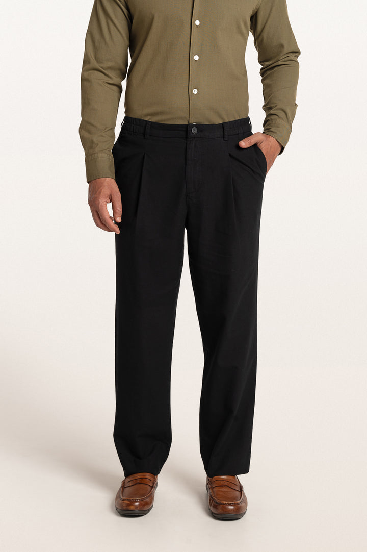 Rune Black Men's Smart Fit Pant