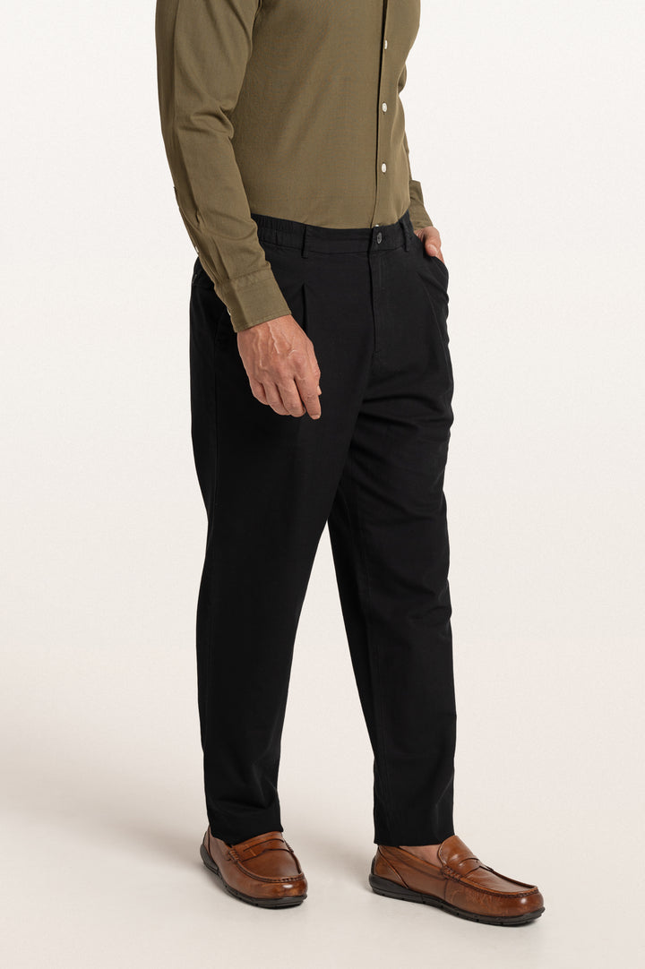 Rune Black Men's Smart Fit Pant