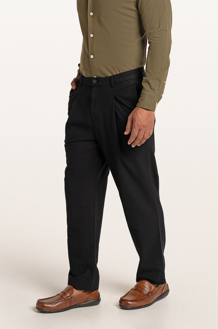 Rune Black Men's Smart Fit Pant