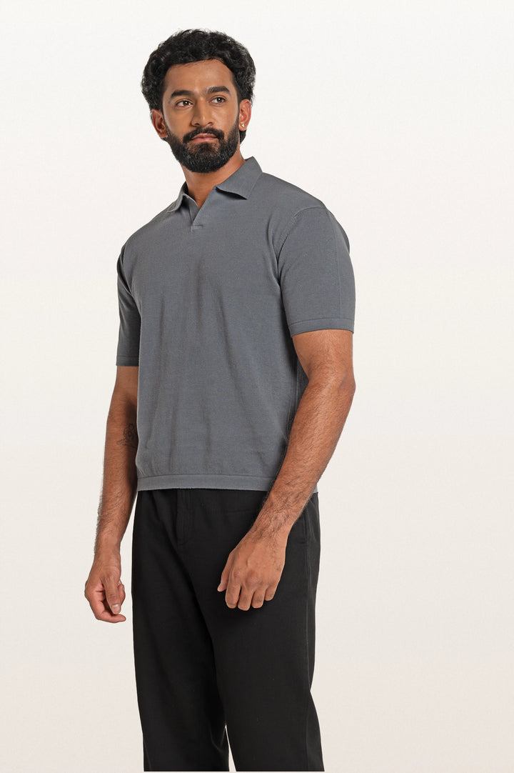 Luma Titanium Men's Smart Fit Polo Tee