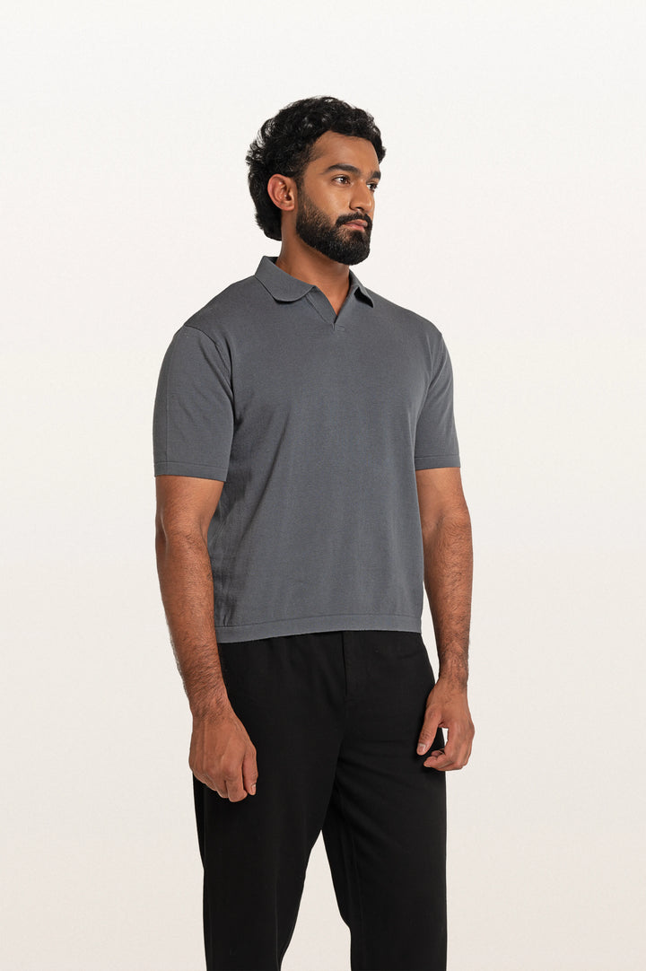 Luma Titanium Men's Smart Fit Polo Tee