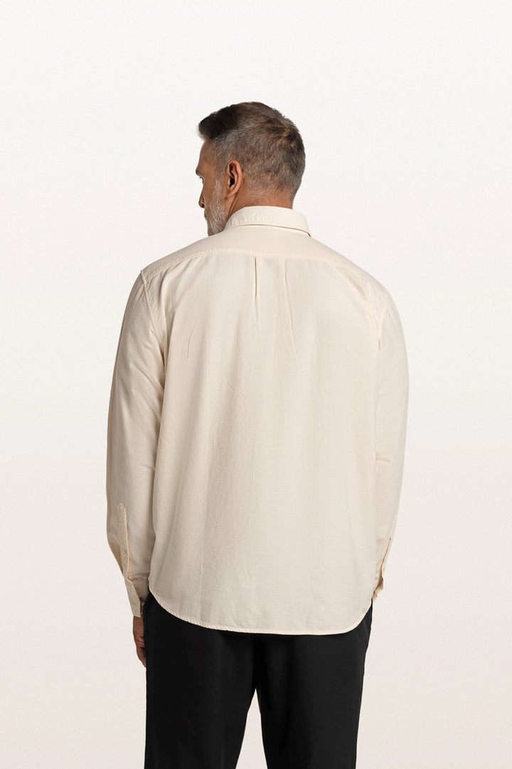Sian Khadi Ivory Men's Smart Fit Shirt