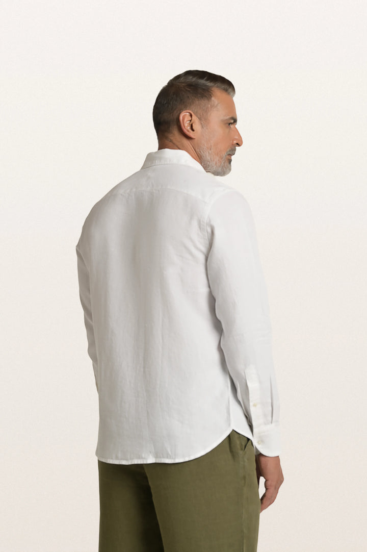 Sloane White Men's Slim Fit Shirt