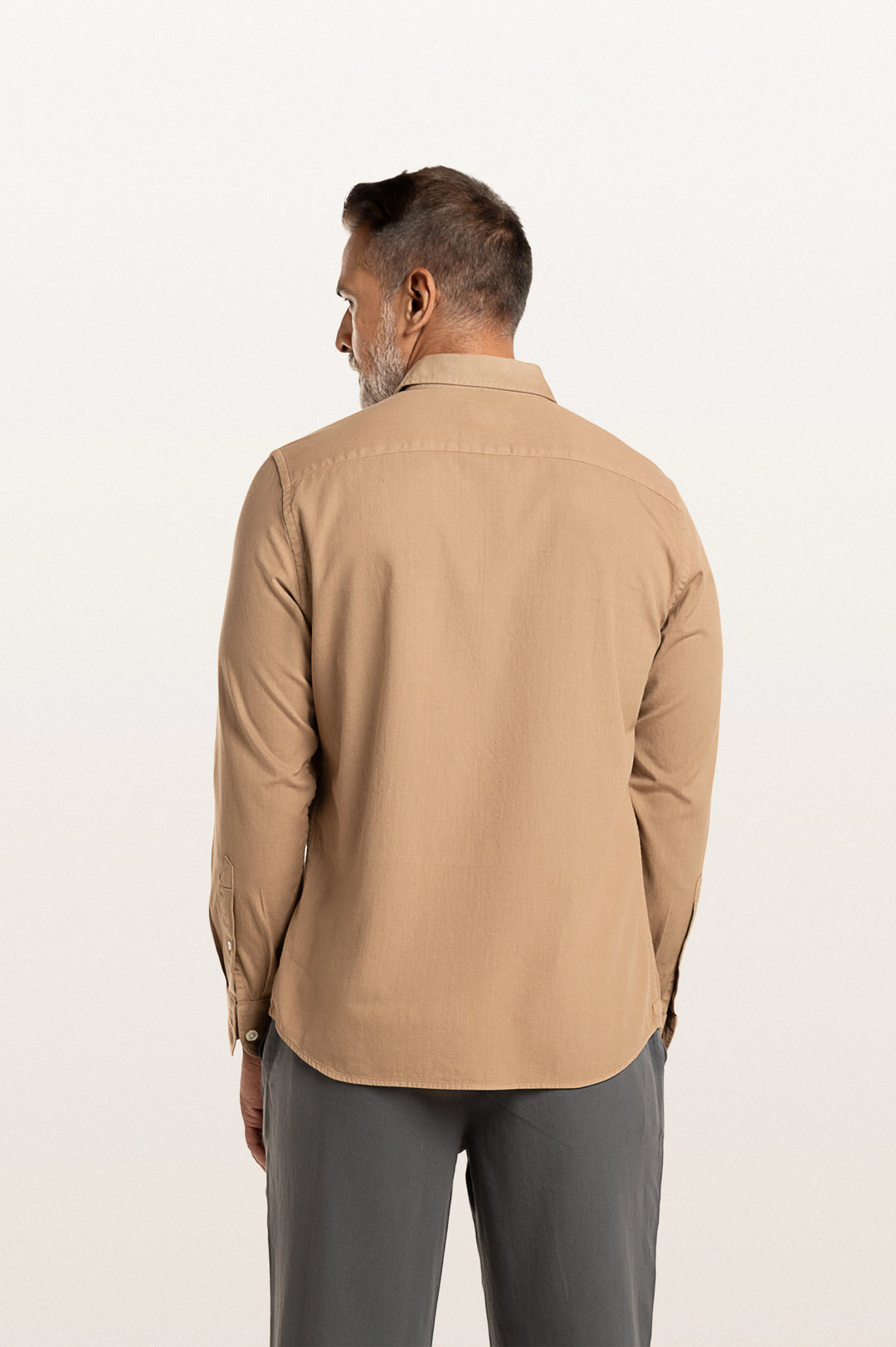 Finn Khadi Sand Dune Men's Smart Fit Shirt