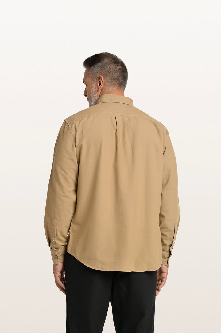Sian Khadi Sand Dune Men's Smart Fit Shirt