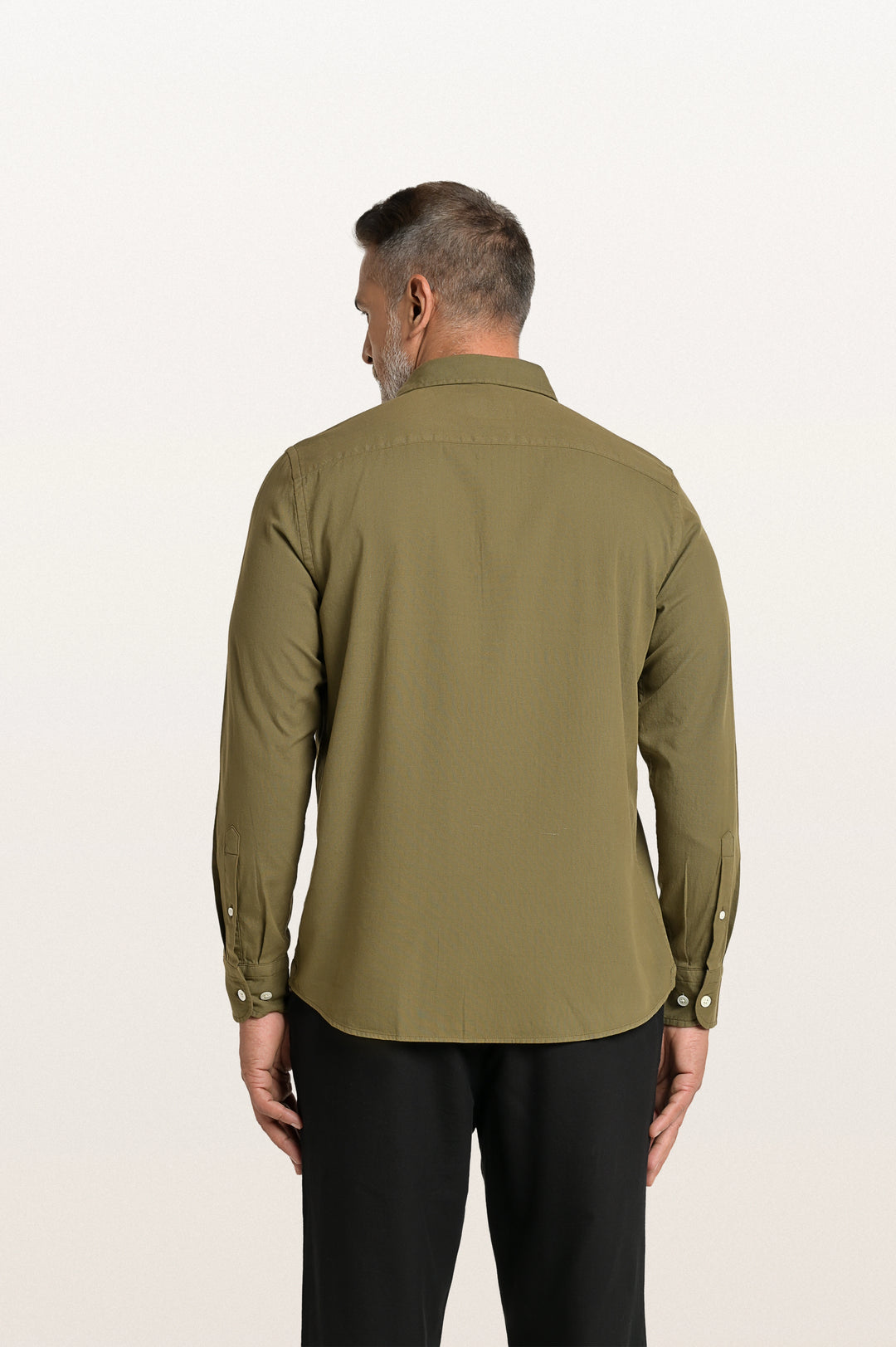 Finn Khadi Khakhi Men's Smart Fit Shirt