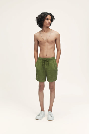 Hvar (100% Linen) OLIVE