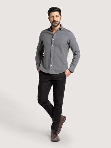 Perry FT Titanium Men's Slim Fit Cotton Shirt