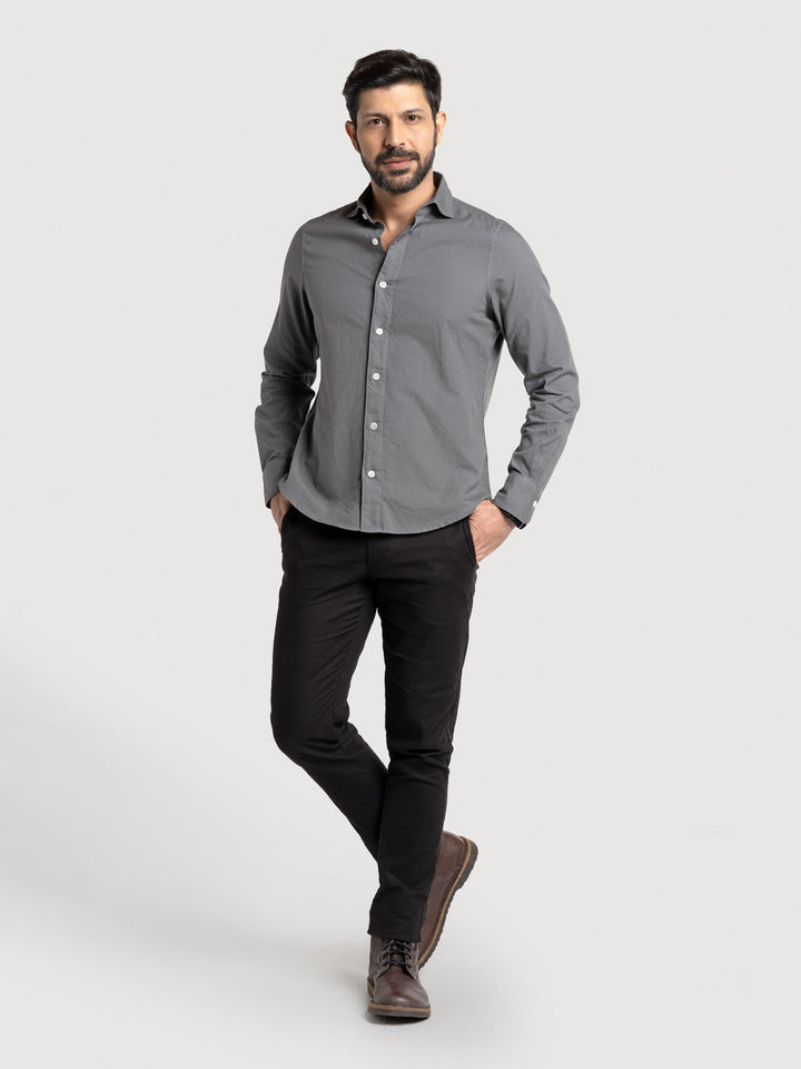 Perry FT Titanium Men's Slim Fit Cotton Shirt