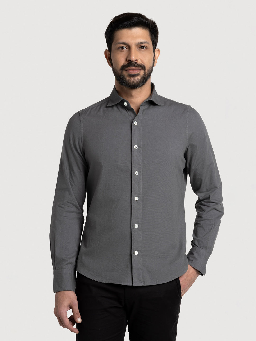 Perry FT Titanium Men's Slim Fit Cotton Shirt