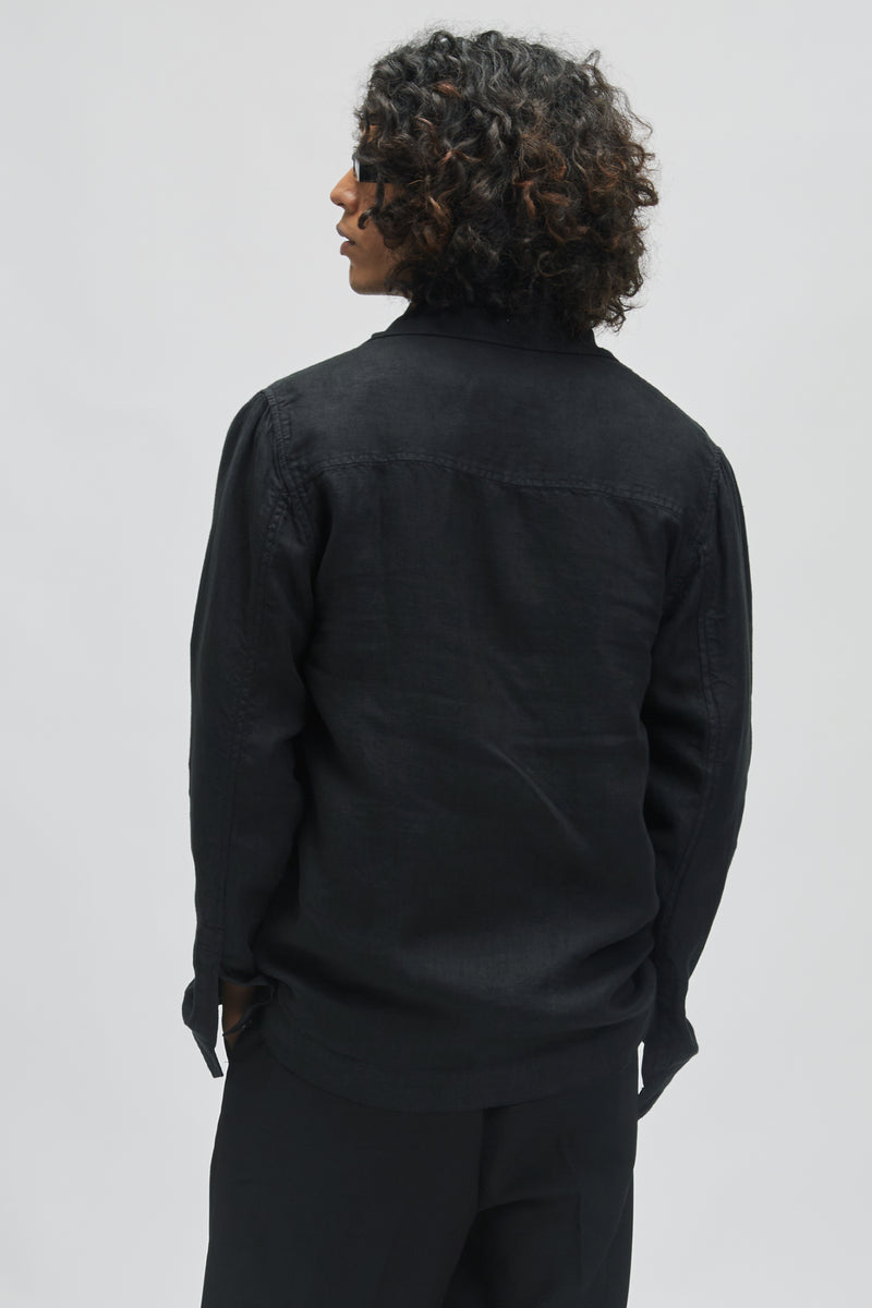 Europa (100% Linen) Black
