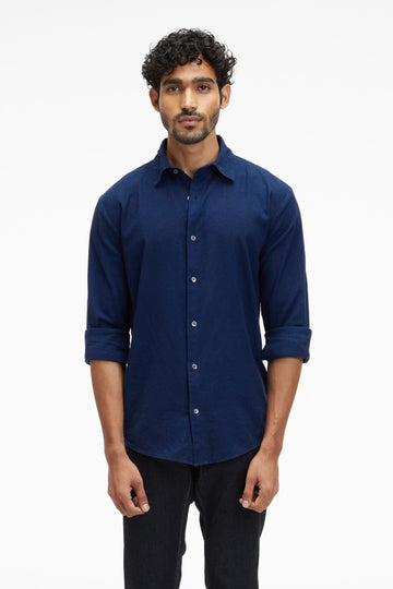 Dante Khadi Shirt Blue